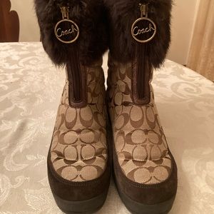 Coach Cold Weather Boots 9M NWOT